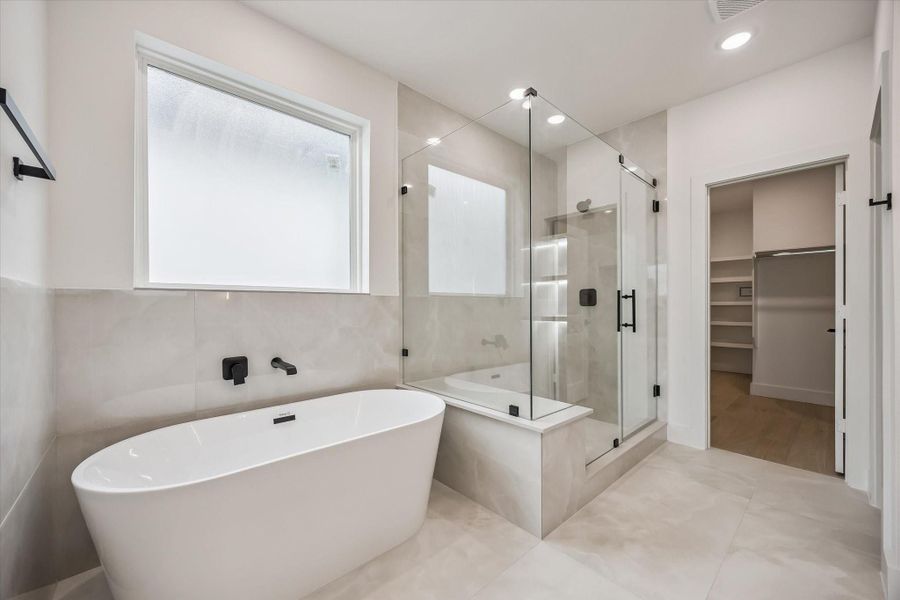 Furnished interior view inside a new home in The Heights Haus Collection, Houston (Image 11).