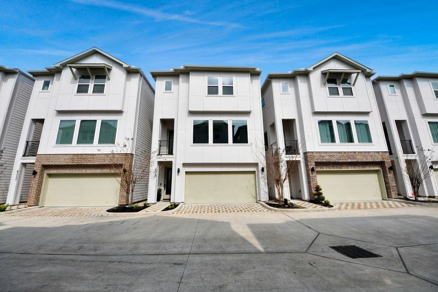 Front exterior of a new home in , Houston, TX, highlighting curb appeal (Image 2). Front exterior of a new home in , Houston, TX, highlighting curb appeal (Image 2).