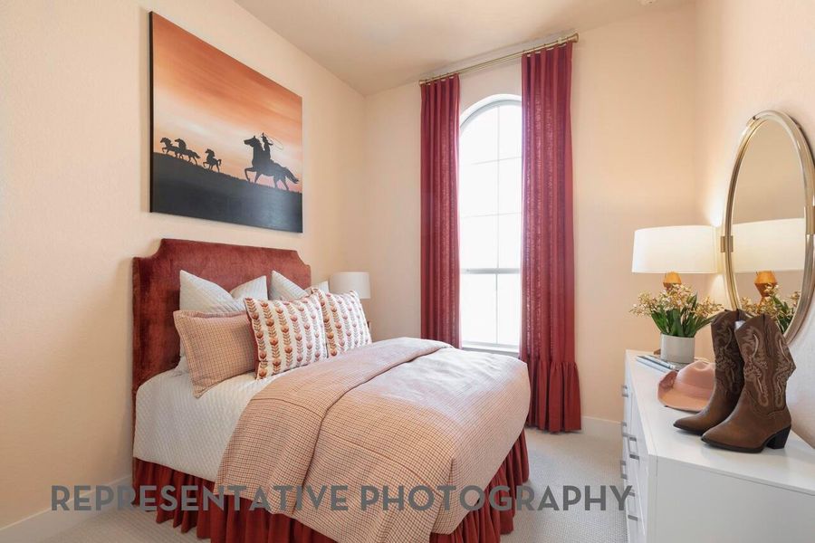Furnished interior view inside a new home in Cross Creek West, Fulshear (Image 25).