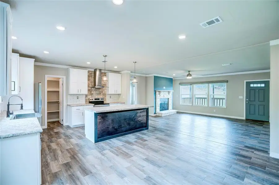 Furnished interior view inside a new home in , Springtown (Image 3).