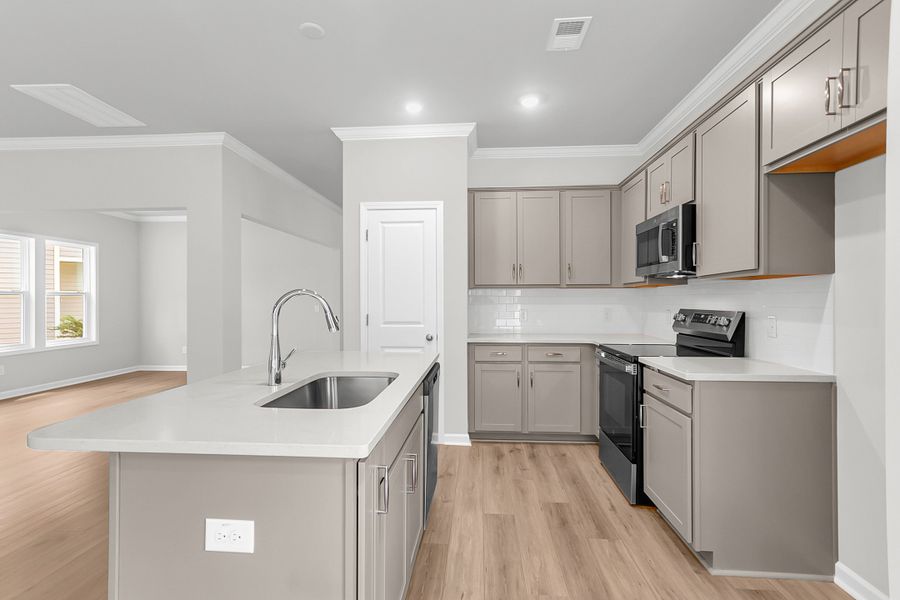 Furnished interior view inside a new home in Central Creek, Goose Creek (Image 9).