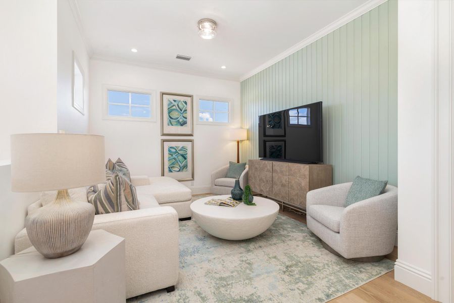 Furnished interior view inside a new home in , West Palm Beach (Image 7).