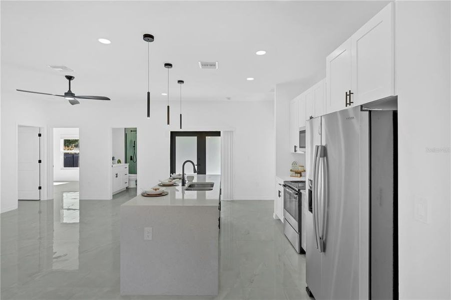 Furnished interior view inside a new home in , Punta Gorda (Image 5).