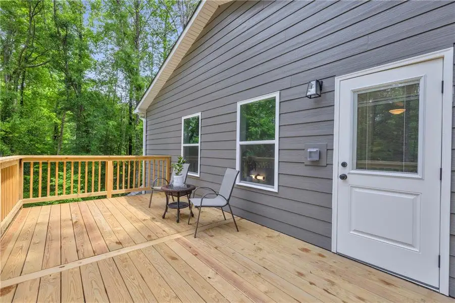 Exterior details and patio area of a home in , Lavonia (Image 3).