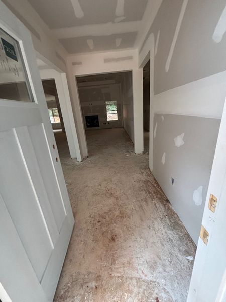 In-progress construction of a new home in White Oaks, The Rock, GA (Image 2).