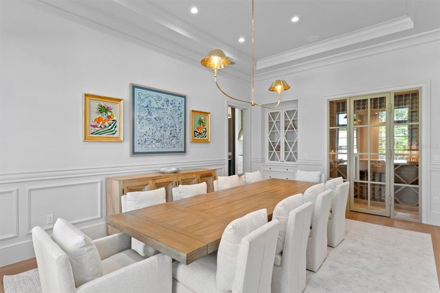 Furnished interior view inside a new home in , Tampa (Image 34).