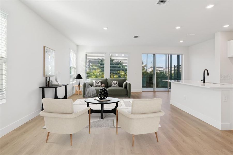 Furnished interior view inside a new home in North River Ranch – Townhomes, Parrish (Image 14).