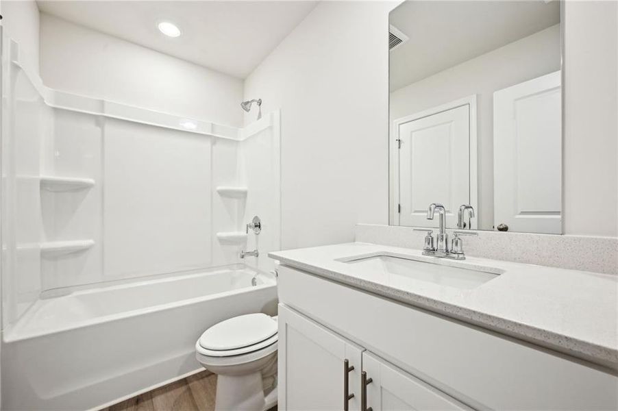 Furnished interior view inside a new home in Hawthorne Station, College Park (Image 6). Furnished interior view inside a new home in Hawthorne Station, College Park (Image 6).