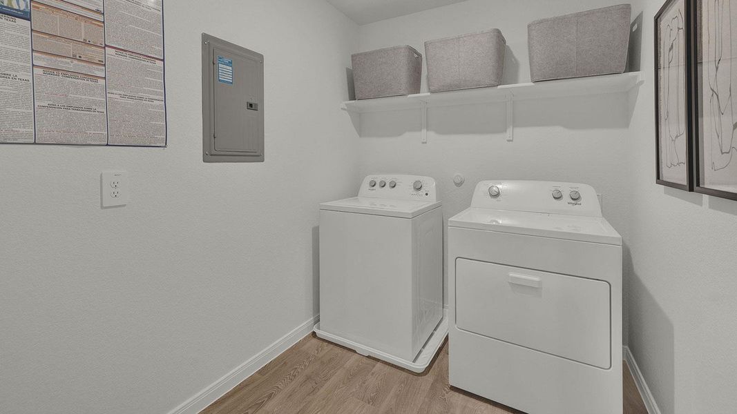 Furnished interior view inside a new home in Paramount, Kyle (Image 6).