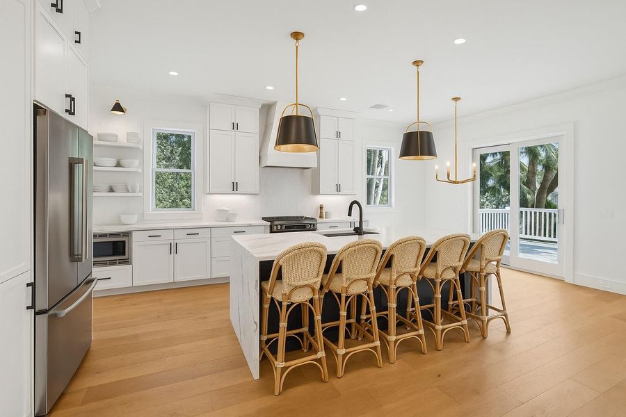 Furnished interior view inside a new home in , Edisto Island (Image 31).