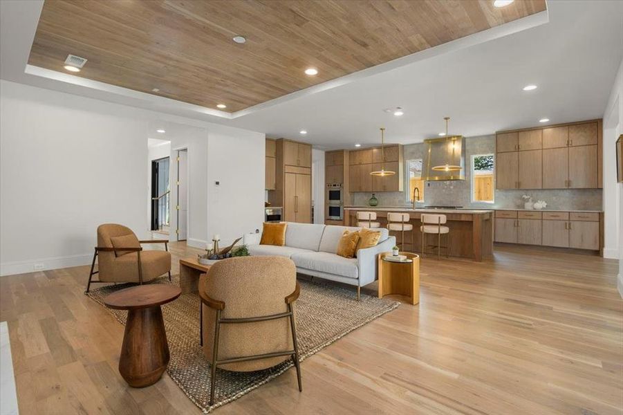 Furnished interior view inside a new home in , Dallas (Image 12).