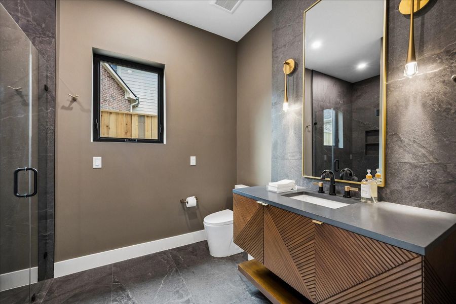 Furnished interior view inside a new home in , Houston (Image 15).