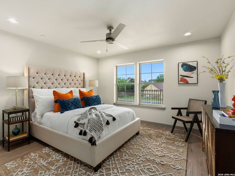 Furnished interior view inside a new home in , New Braunfels (Image 7).