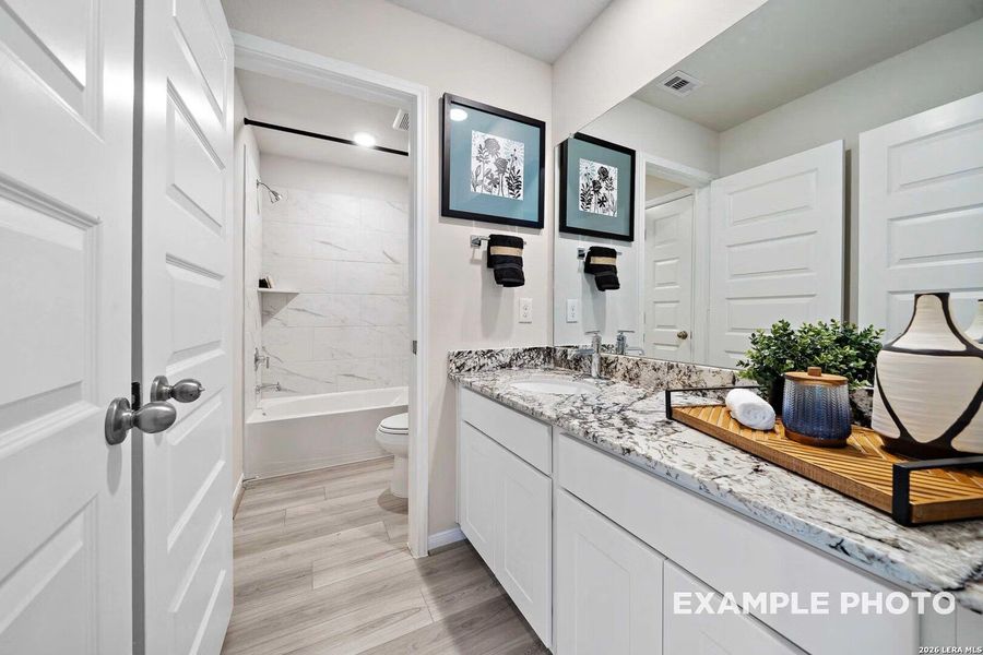 Furnished interior view inside a new home in Hickory Ridge, San Antonio (Image 14).