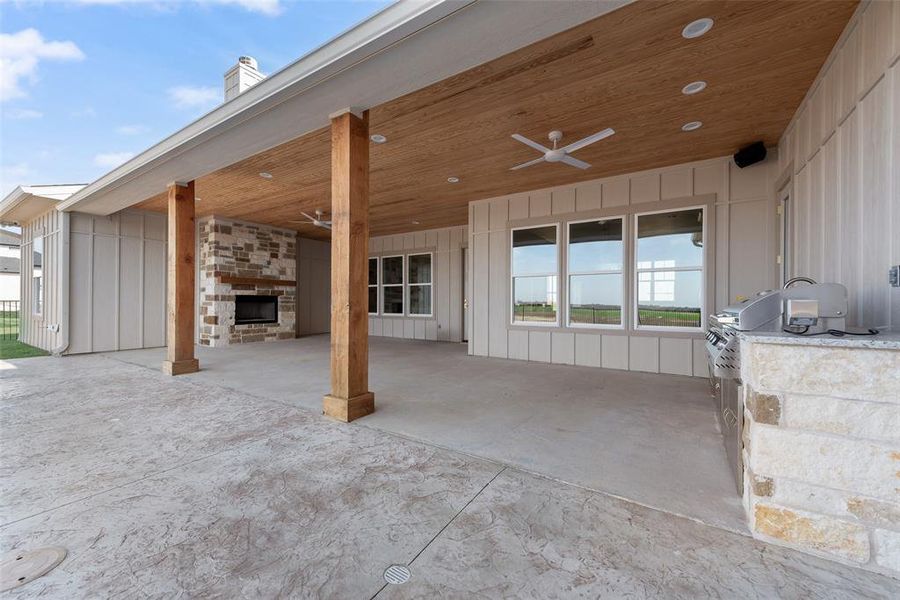 Exterior details and patio area of a home in , Rockwall (Image 4). Exterior details and patio area of a home in , Rockwall (Image 4).