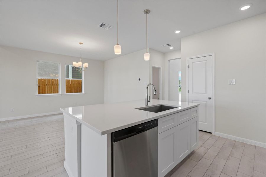 Furnished interior view inside a new home in Butler Farms, Liberty Hill (Image 4). Furnished interior view inside a new home in Butler Farms, Liberty Hill (Image 4).