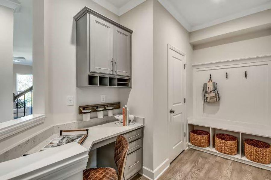 Furnished interior view inside a new home in Riversprings, Dacula (Image 9).