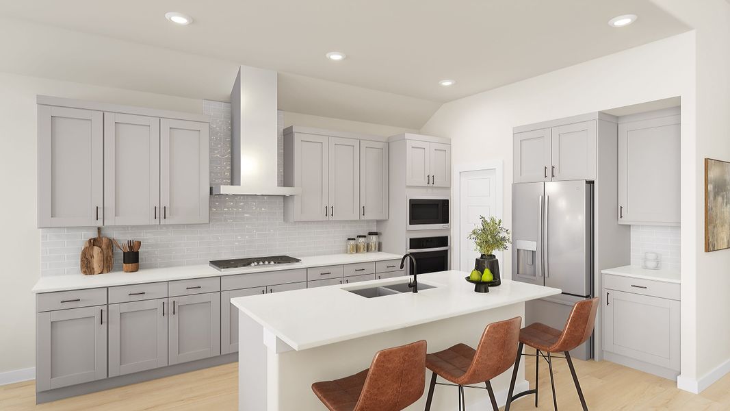 Furnished interior view inside a new home in Lagos Reserve, Manor (Image 9).