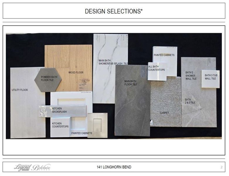 Design selections - representative photo Design selections - representative photo