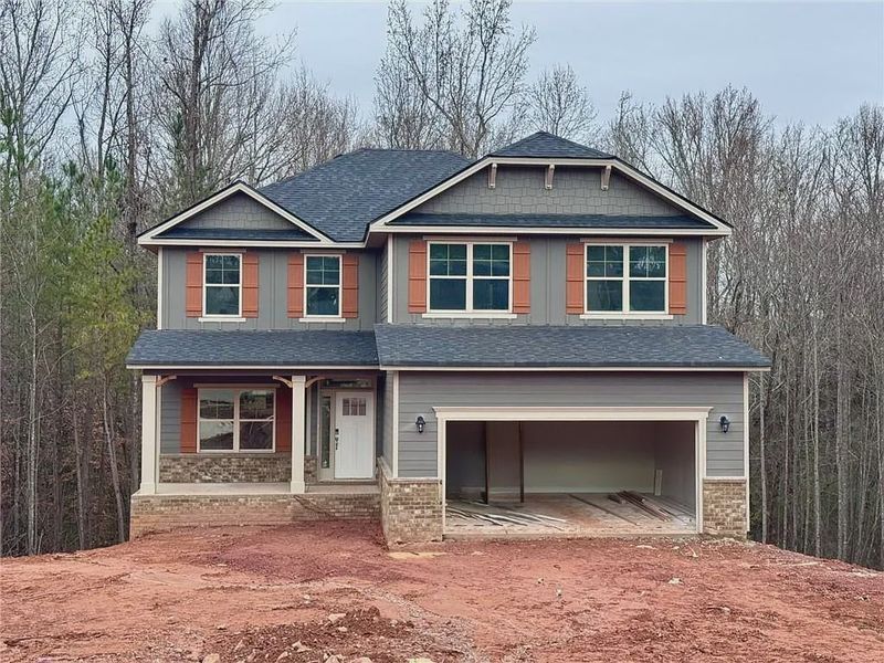 In-progress construction of a new home in Magnolia Villas, Cornelia, GA (Image 27).