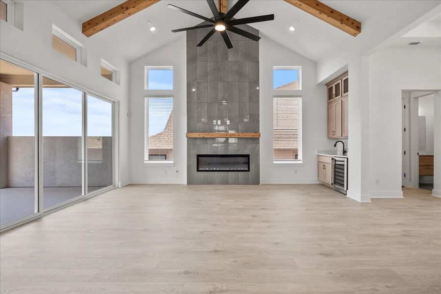 Spacious, unfurnished interior of a new home in Sweetwater, Austin (Image 25).