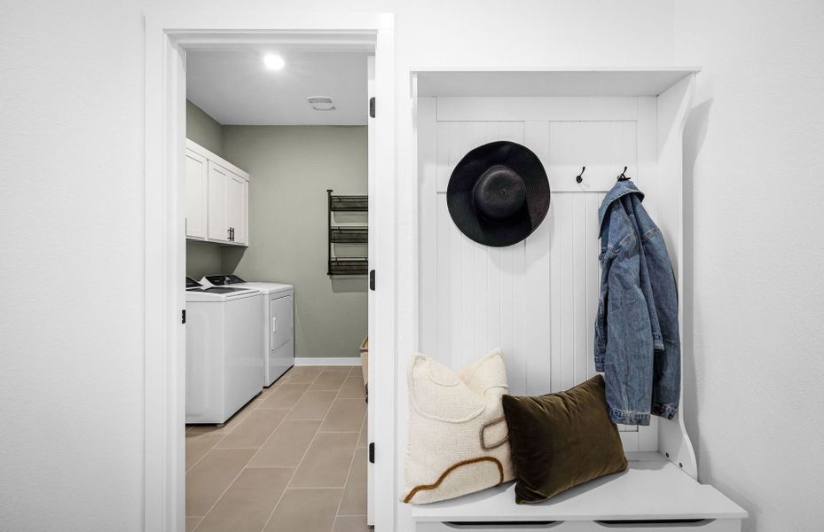 Representative furnished interior of a home built from the Fentress by Centex in Larson Crossing, Elgin (Image 10).