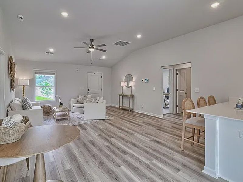 Furnished interior view inside a new home in Amber Hill, West Columbia (Image 3).