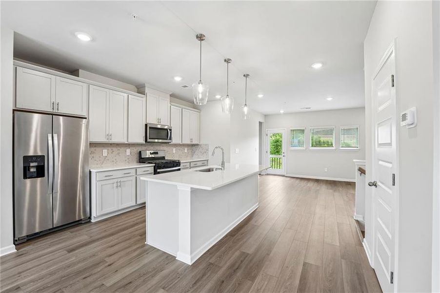 Furnished interior view inside a new home in , Cumming (Image 9).
