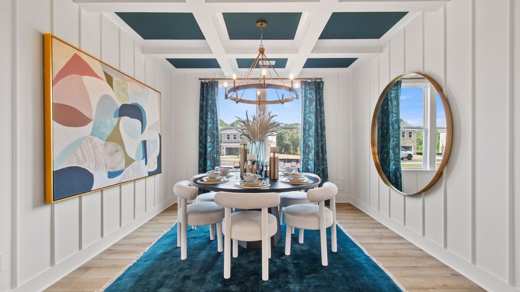 Furnished interior view inside a new home in Hamilton Lakes, Lawrenceville (Image 9).