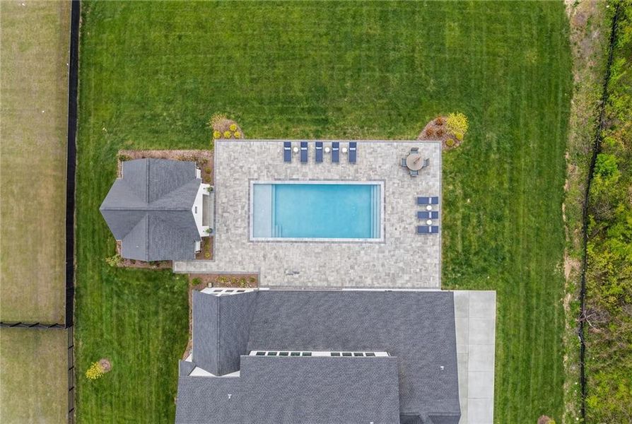 Exterior details and patio area of a home in , Dacula (Image 14). Exterior details and patio area of a home in , Dacula (Image 14).
