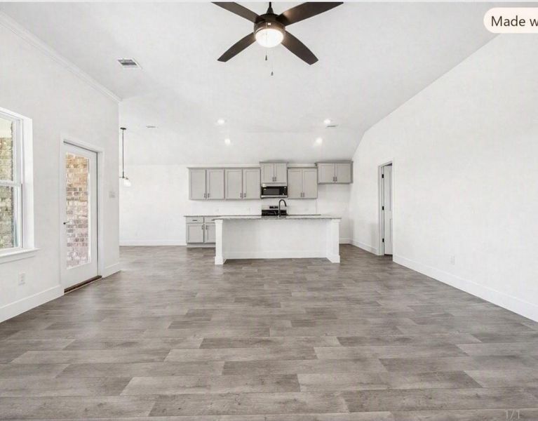 Stock photo / over sized open kitchen and living Stock photo / over sized open kitchen and living