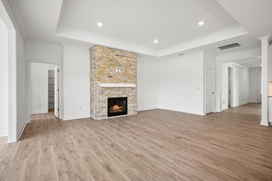 Spacious, unfurnished interior of a new home in Carolina Riverside, Belmont (Image 62).