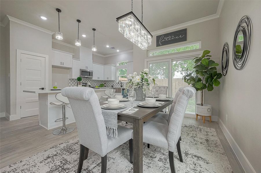 Furnished interior view inside a new home in , Houston (Image 5). Furnished interior view inside a new home in , Houston (Image 5).