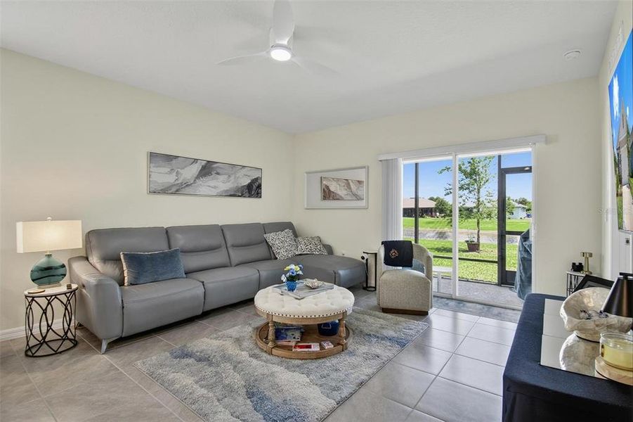 Furnished interior view inside a new home in , Ormond Beach (Image 18). Furnished interior view inside a new home in , Ormond Beach (Image 18).