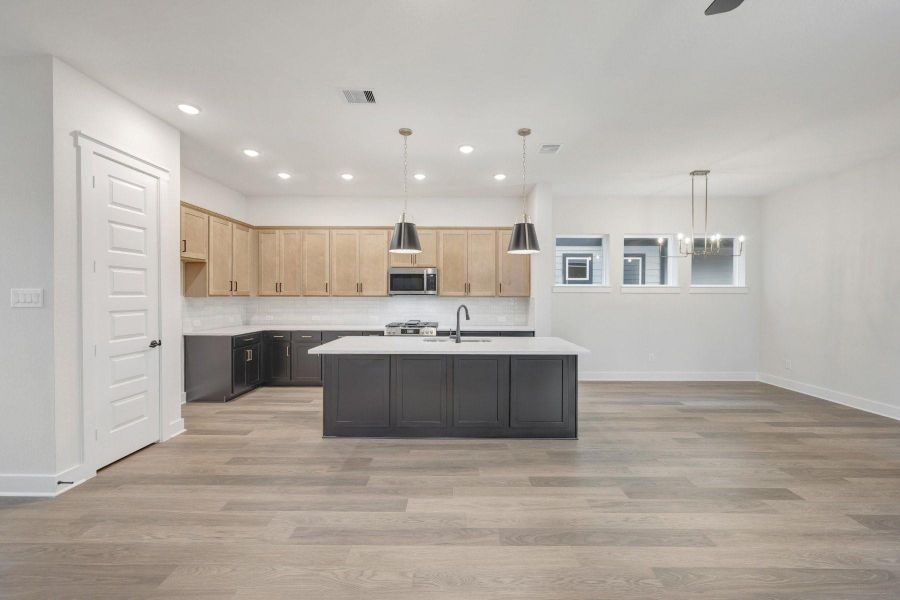 Furnished interior view inside a new home in Two Step Farm - Cottages Row Collection, Montgomery (Image 10).
