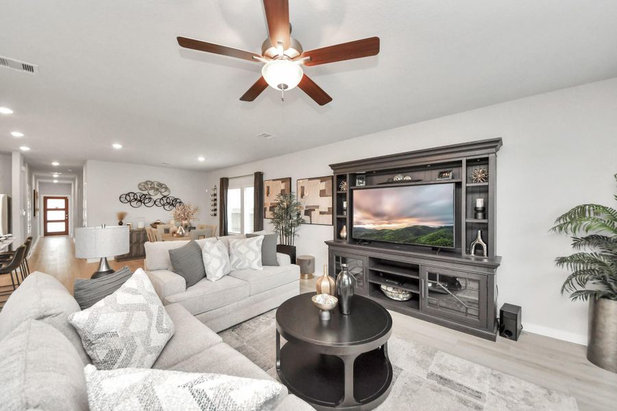 Furnished interior view inside a new home in Magnolia Place, Magnolia (Image 12).