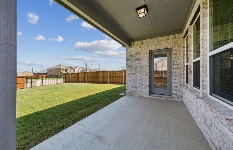 Back patio Back patio