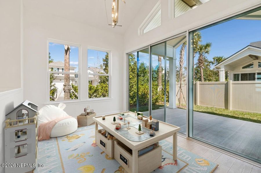 Furnished interior view inside a new home in Seabrook Village 40' Front Entry, Ponte Vedra (Image 5).