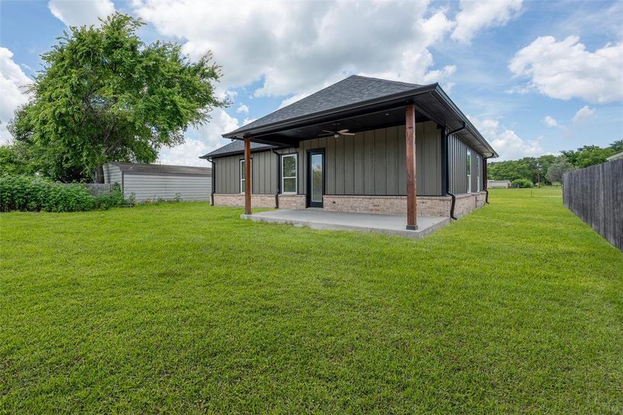 Exterior details and patio area of a home in , Tool (Image 4). Exterior details and patio area of a home in , Tool (Image 4).
