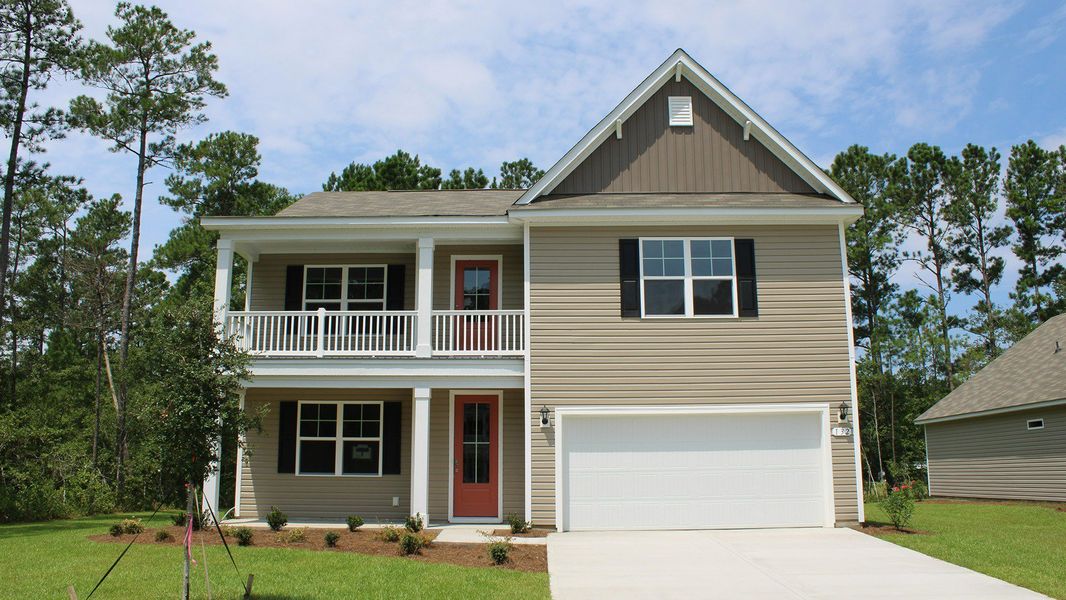 Representative exterior photo of a completed home built from the Tillman by D.R. Horton in The Bluffs at Mill Creek, Florence, SC (Image 23).