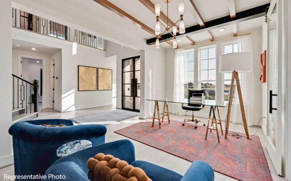 Furnished interior view inside a new home in Grand Estates of Anna, Anna (Image 7). Furnished interior view inside a new home in Grand Estates of Anna, Anna (Image 7).