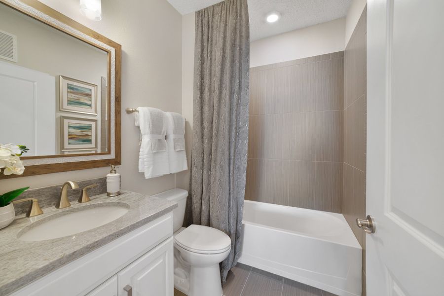 Furnished interior view inside a new home in Gatherings® of Lake Nona, Orlando (Image 13). Furnished interior view inside a new home in Gatherings® of Lake Nona, Orlando (Image 13).