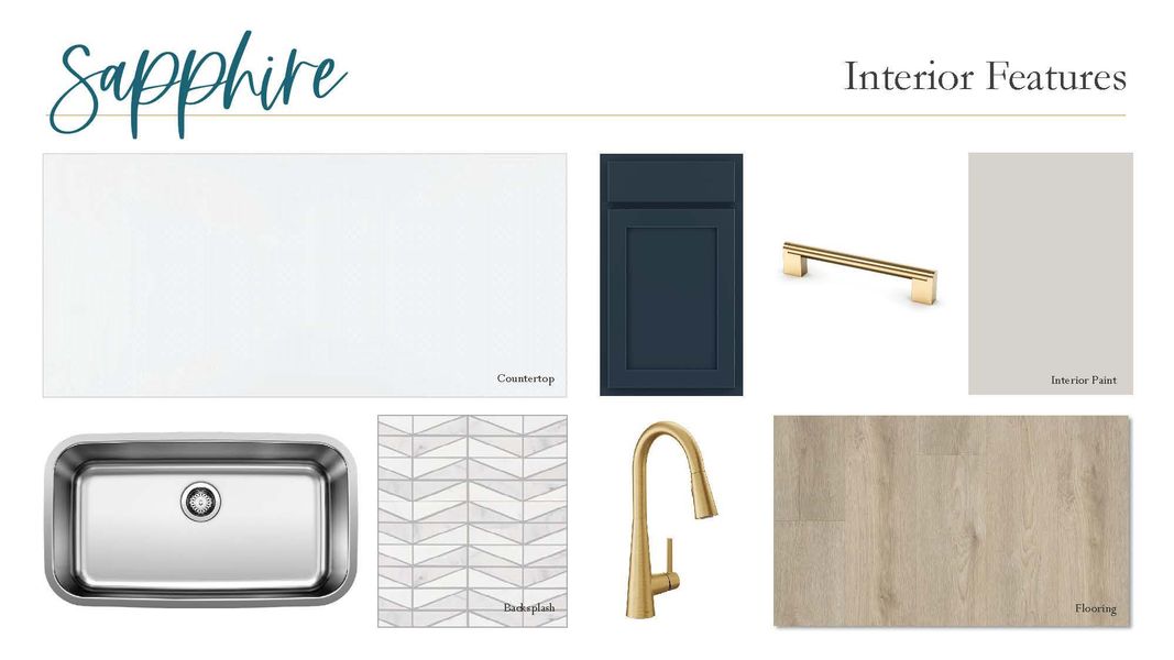 Sample of building materials used in homes in Lariat, Liberty Hill (Image 10).