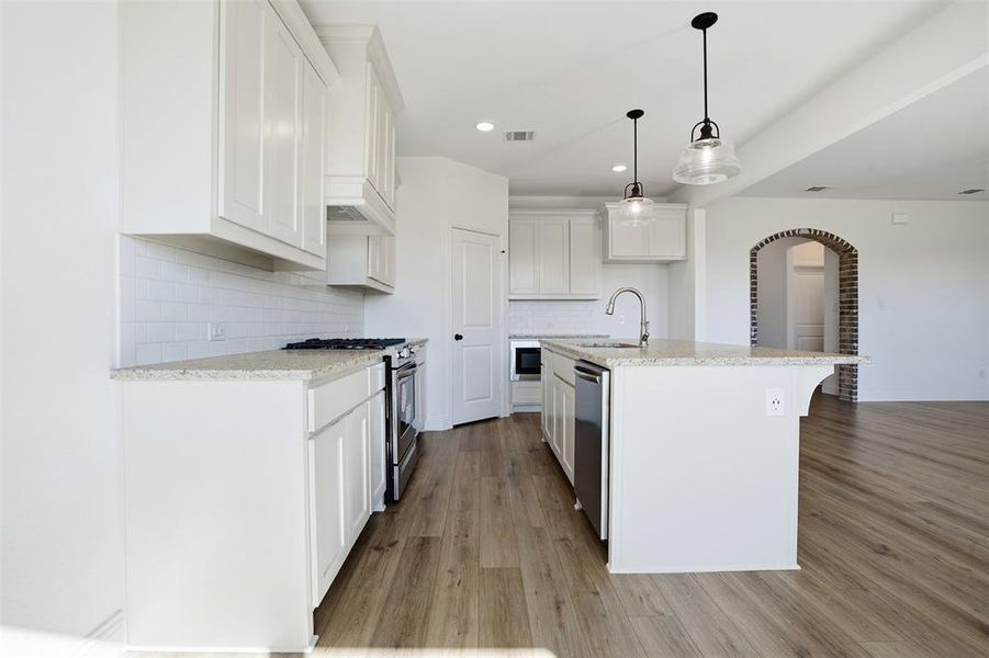 Furnished interior view inside a new home in Wildcat Ridge, Godley (Image 10). Furnished interior view inside a new home in Wildcat Ridge, Godley (Image 10).