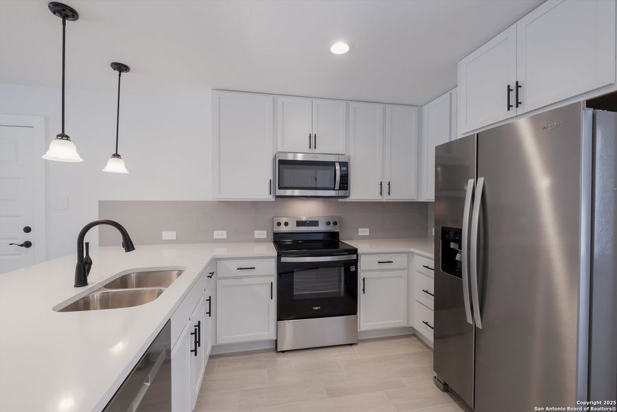 Furnished interior view inside a new home in , Bandera (Image 6). Furnished interior view inside a new home in , Bandera (Image 6).