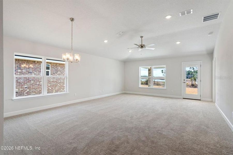Spacious, unfurnished interior of a new home in Palm Coast, Palm Coast (Image 9). Spacious, unfurnished interior of a new home in Palm Coast, Palm Coast (Image 9).