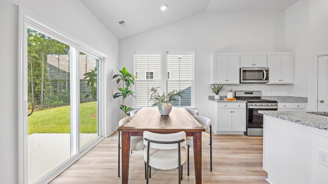 Representative furnished interior of a home built from the Easton III by DRB Homes in Bluffs at Sun Colony, Longs (Image 19).
