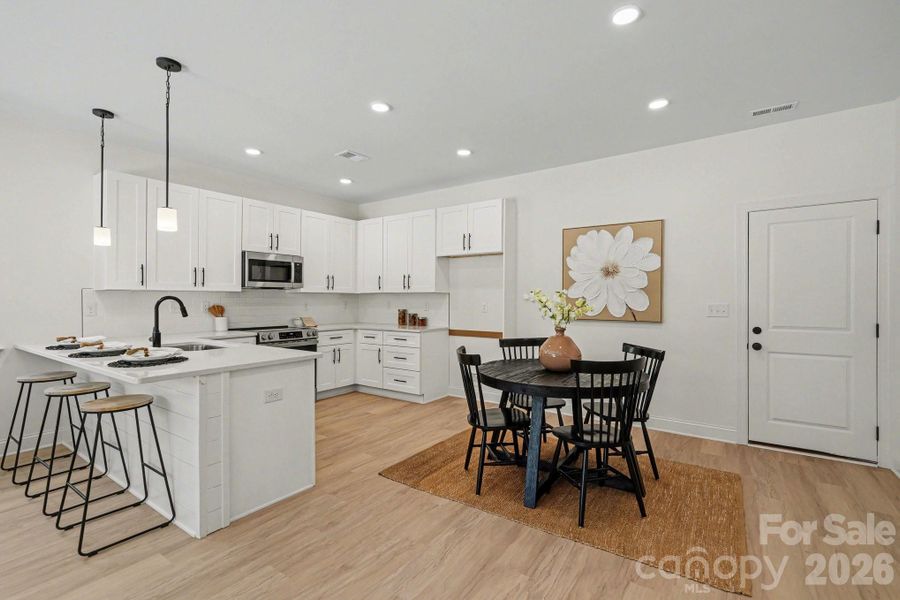 Furnished interior view inside a new home in , Marshville (Image 24).