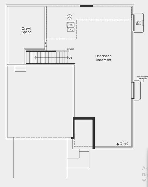 2D floor plan layout for the Plan 2390 by KB Home in The Nest Reserve at Canyon Creek, Erie, CO (Image 7).