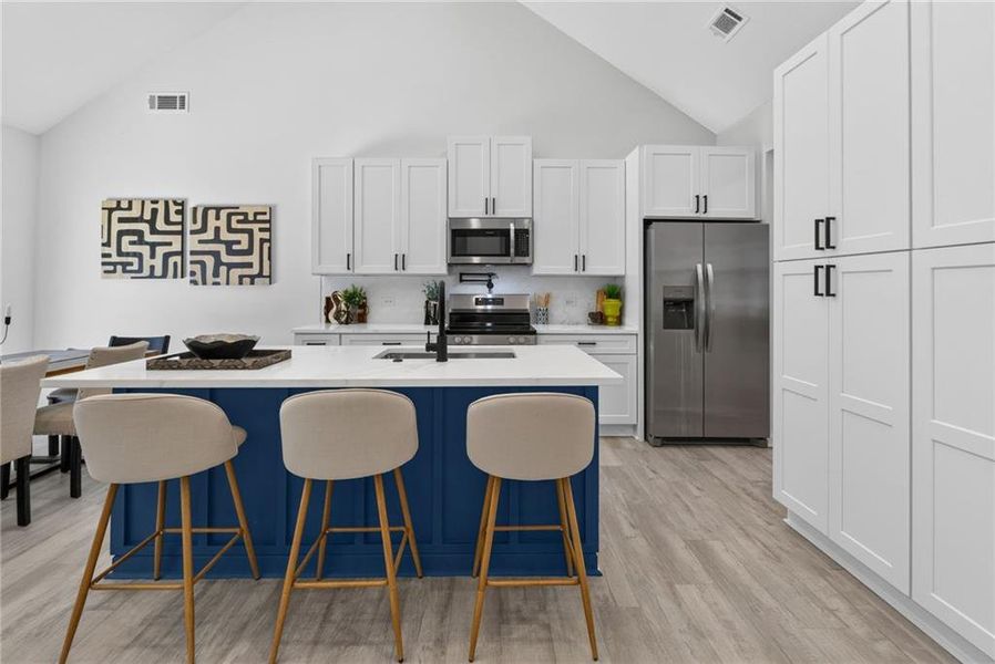 Furnished interior view inside a new home in , Griffin (Image 36).